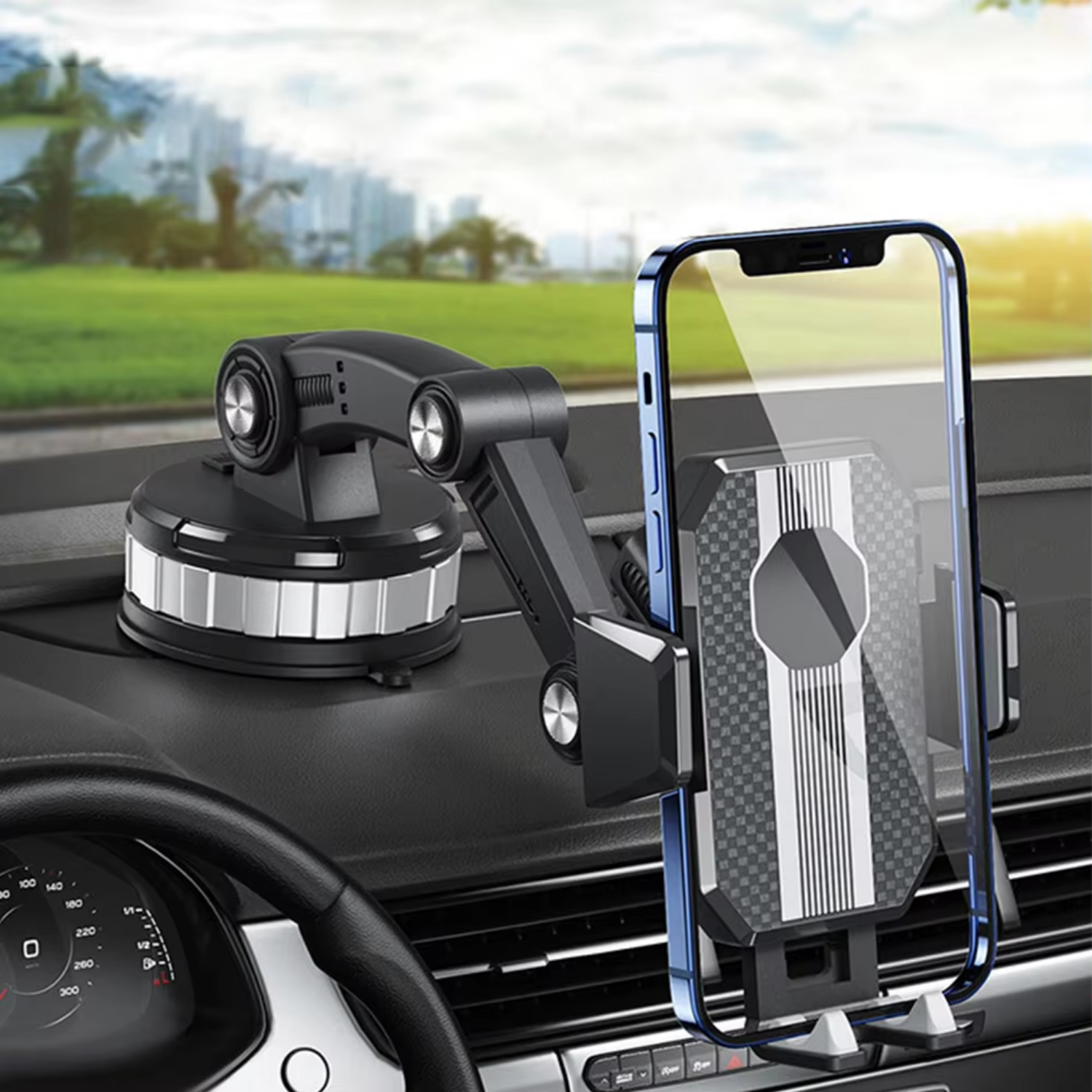 Smartphone Auto Halterung Rotierend 360° — Vollständige Rotation und maximale Stabilität