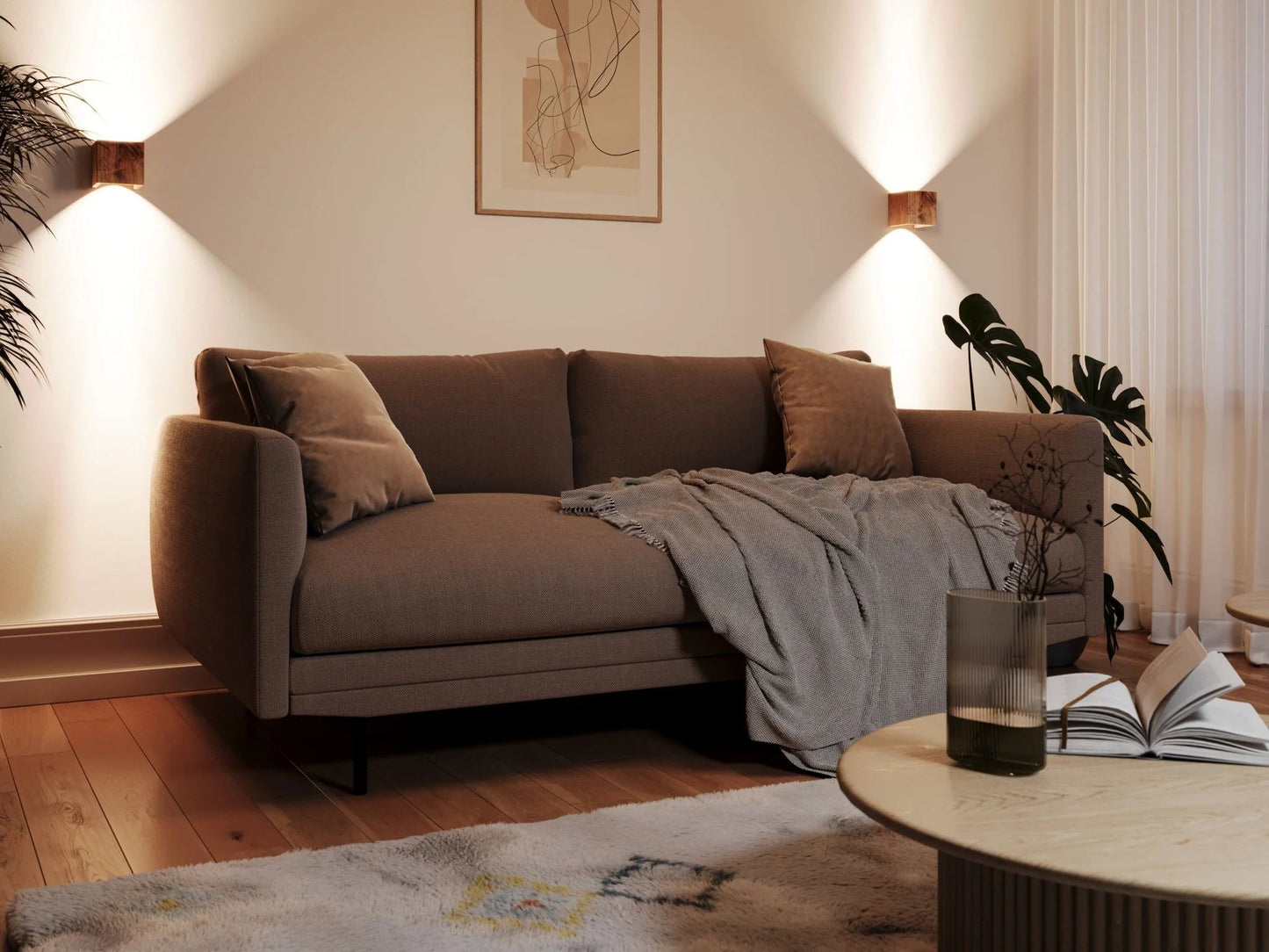 Lámpara de Pared Cuadrada – Estilo Chic y Auténtico