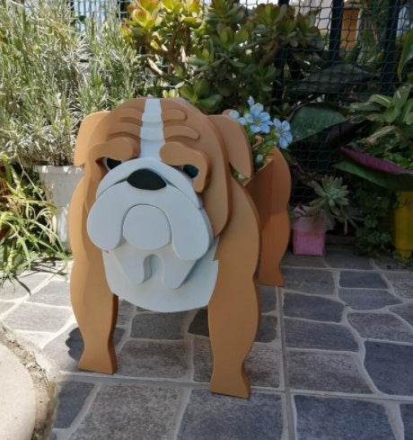 Vaso de Flores Original — Forma de Cão
