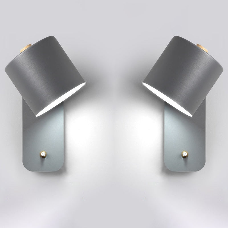 Iluminación de Pared Moderna – Interruptor Integrado y Encendido Práctico