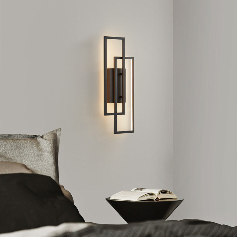 Aplique de Pared Rectangular Geométrico – Elegancia y Modernidad