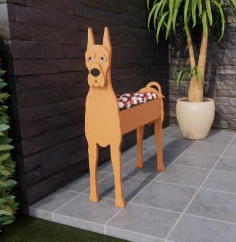 Vaso de Flores Original — Forma de Cão