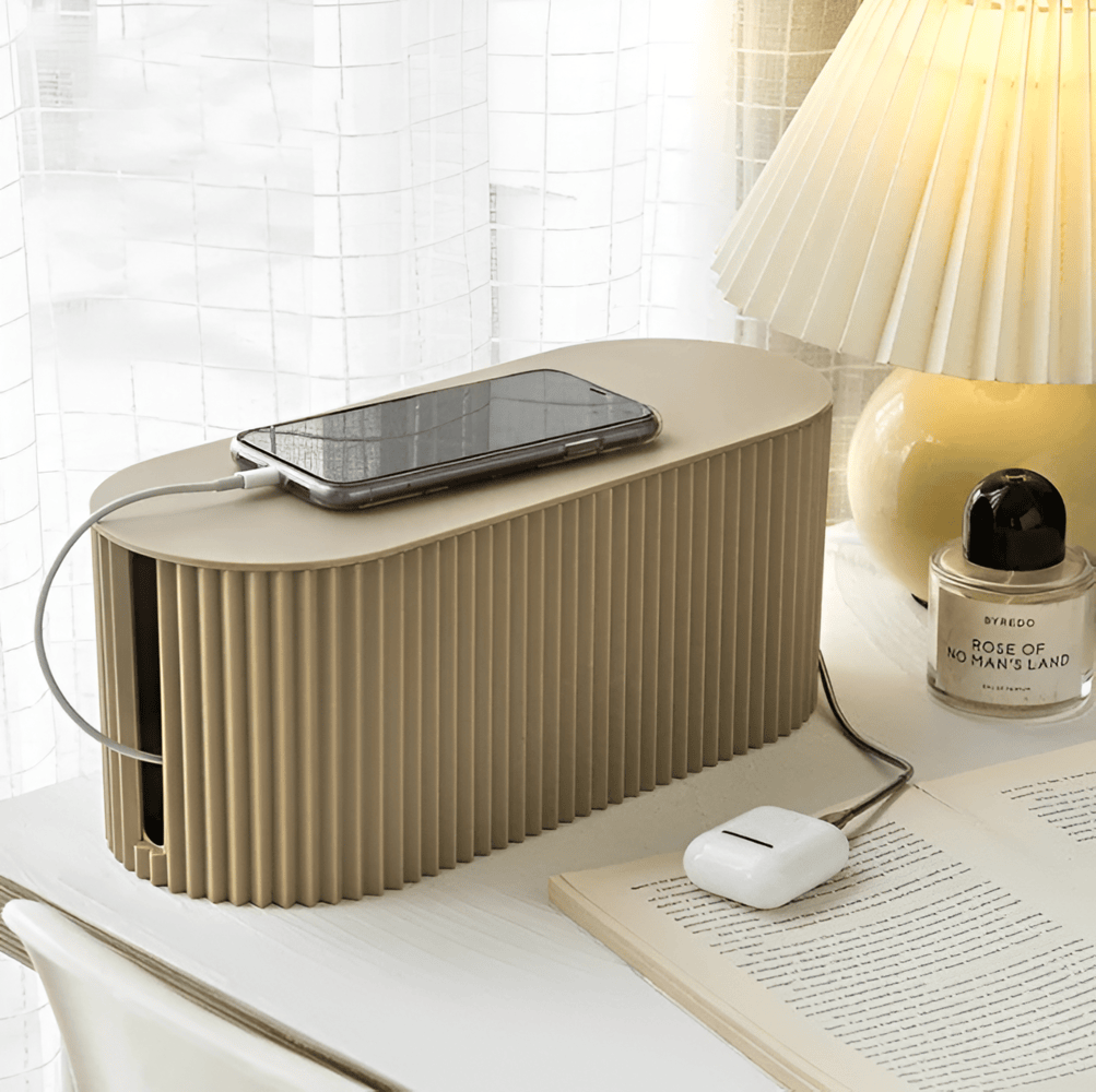 ミニマリスト・ケーブル収納ボックス-すっきり整理&すっきりデザイン