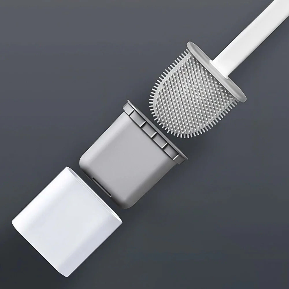 Spazzola per WC in silicone flessibile – Design durevole e antibatterico