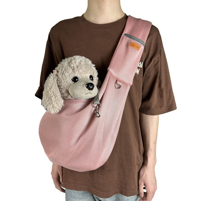 Borsa da Trasporto Traspirante per Cani – Spallaccio Confortevole e Ventilazione Ottimale
