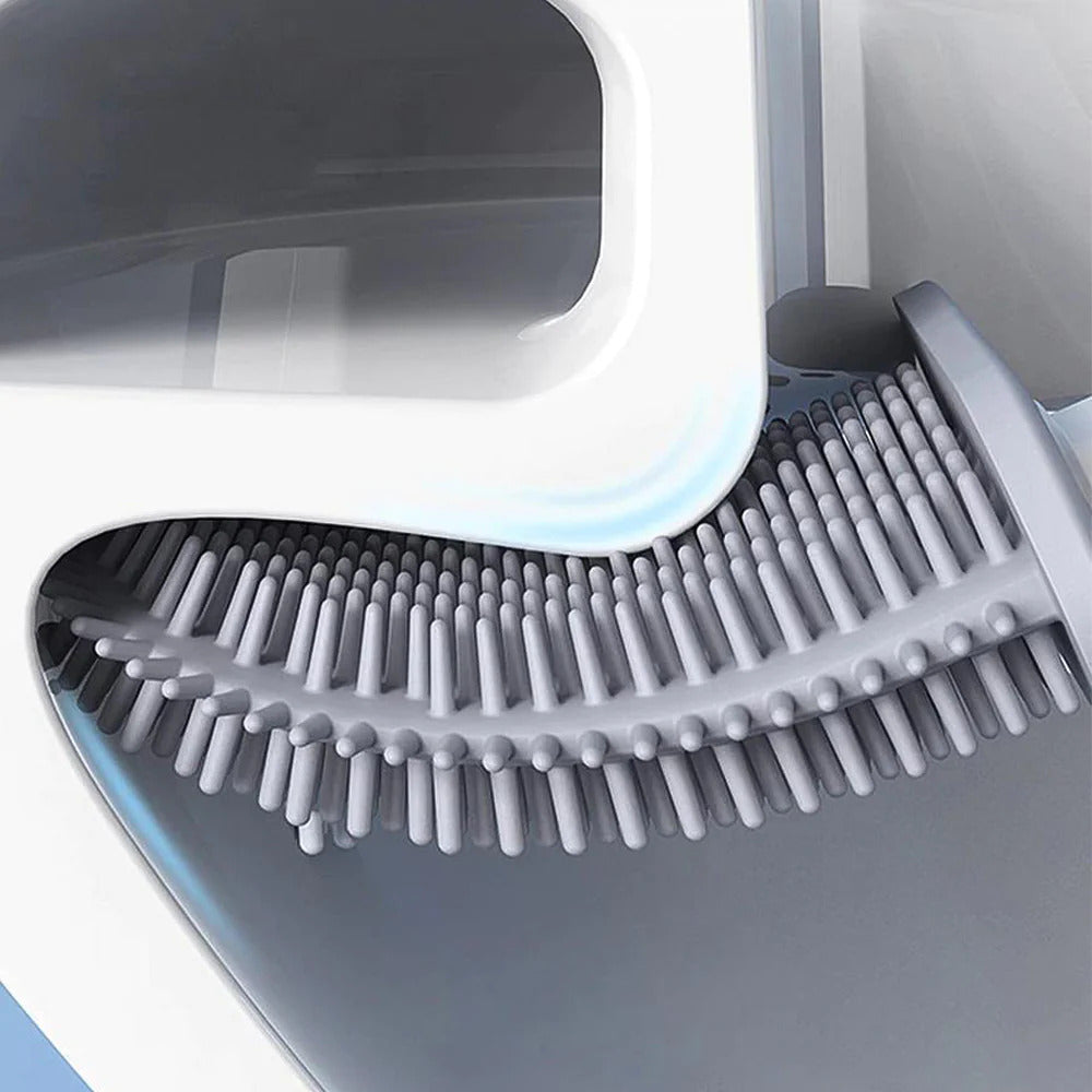 Spazzola per WC in silicone flessibile – Design durevole e antibatterico