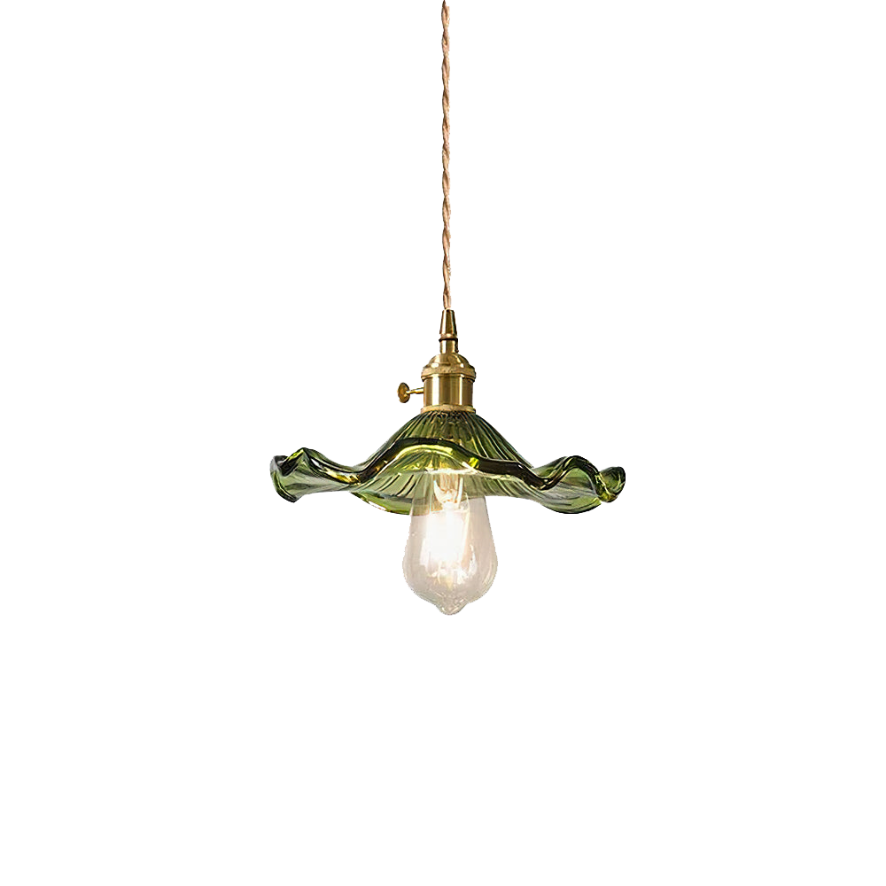 Lámpara Flor Suspendida – Encanto Natural y Espíritu Tierno