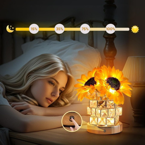 Sunflower Table Lamp – Warm and Decorative Light