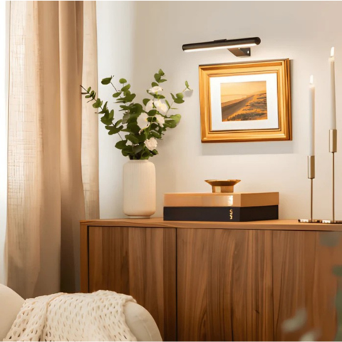 USB Rechargeable Cordless Rotating Led Wall Lamp - Full Rotation & Convenient Recharge