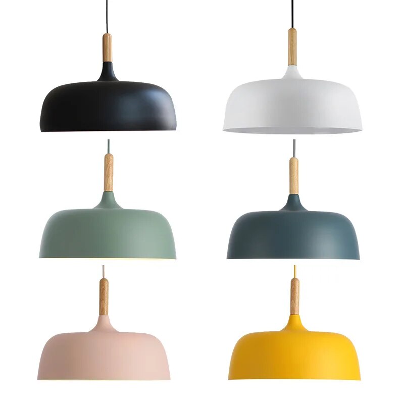 Lámpara Led Suspendida Nórdica – Línea Elegante y Iluminación Suave