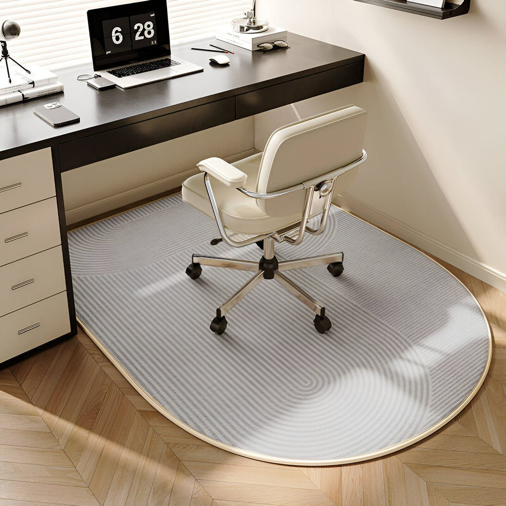 Oval non-slip carpet for bedrooms and offices - Floor safety & neat finish