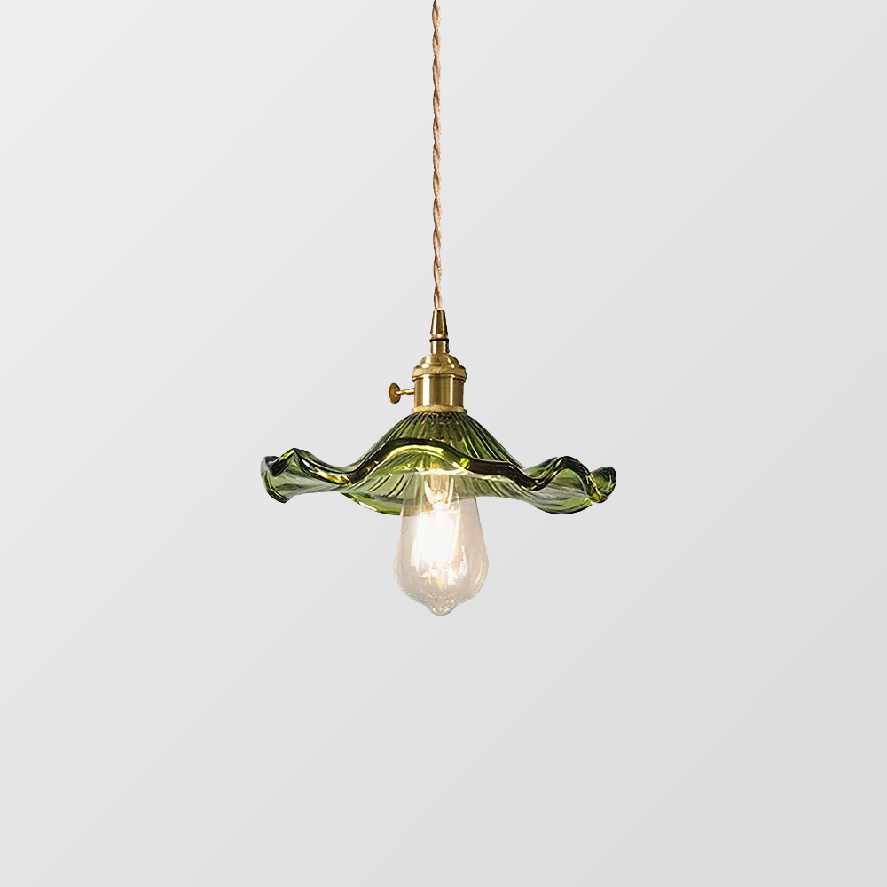 Lámpara Flor Suspendida – Encanto Natural y Espíritu Tierno