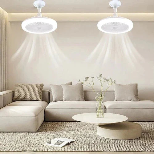 Multifunkční stropní ventilátor – cirkulace vzduchu a integrované osvětlení