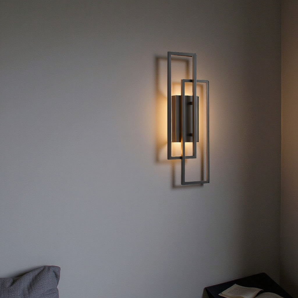 Aplique de Pared Rectangular Geométrico – Elegancia y Modernidad