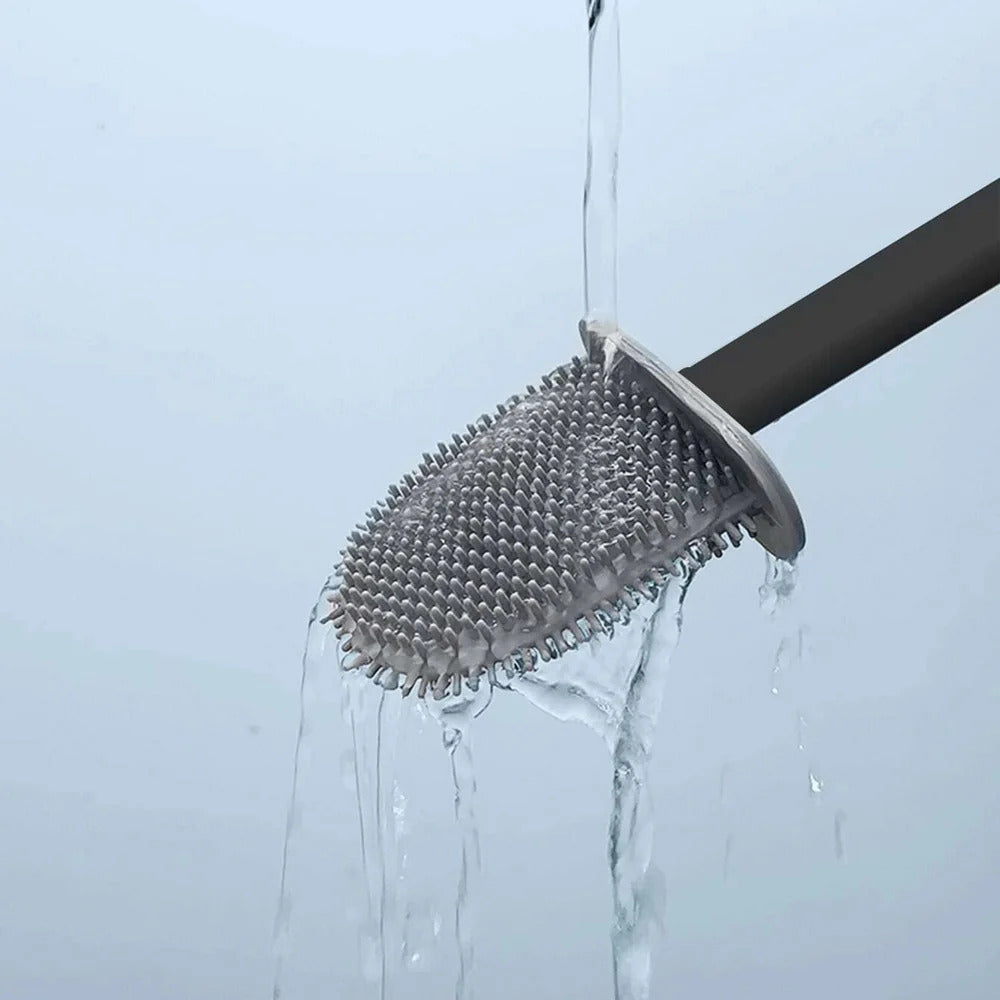 Spazzola per WC in silicone flessibile – Design durevole e antibatterico