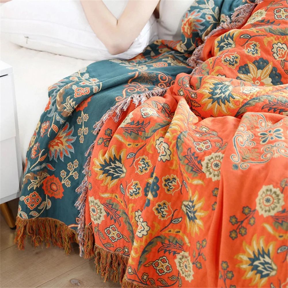 Plaid Reversibile Marigold 