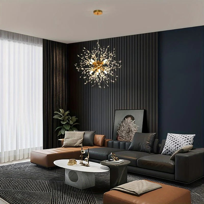 Křišťálový závěsný lustr – Nadčasová elegance a lesk 