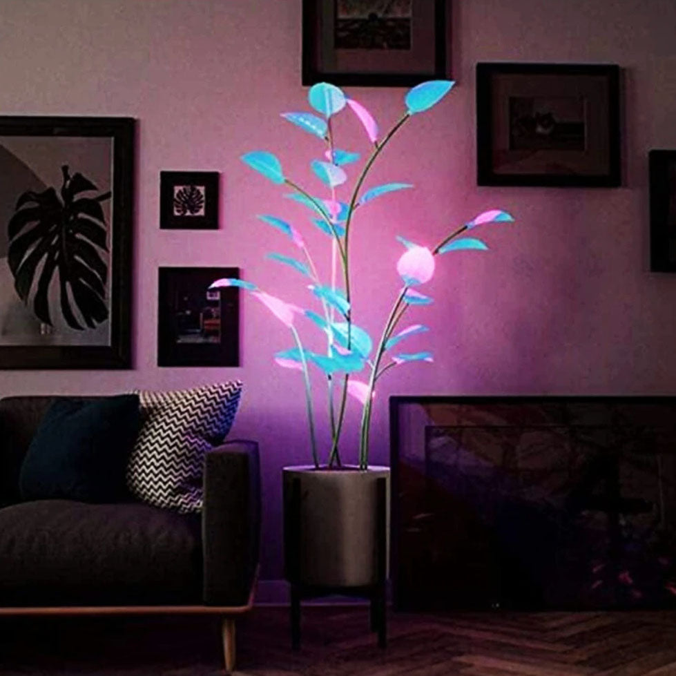 Magisk LED-lampa i form av en växt – Naturlig och förtrollande atmosfär 