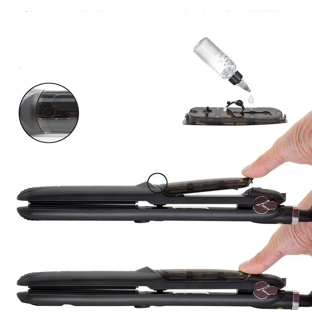 Steam Hair Straightener – Fast Heating and Lasting Results 