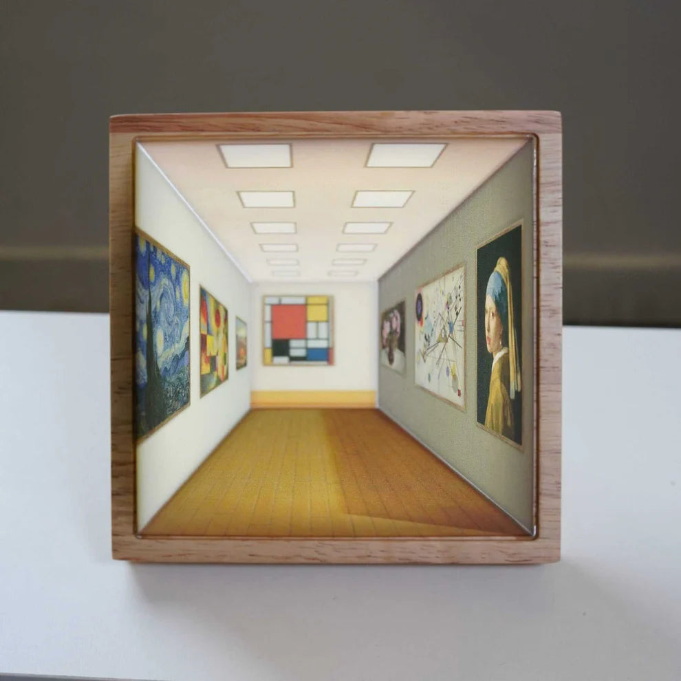 Lâmpada de Parede Decorativa – Ilusão Visual 3D 
