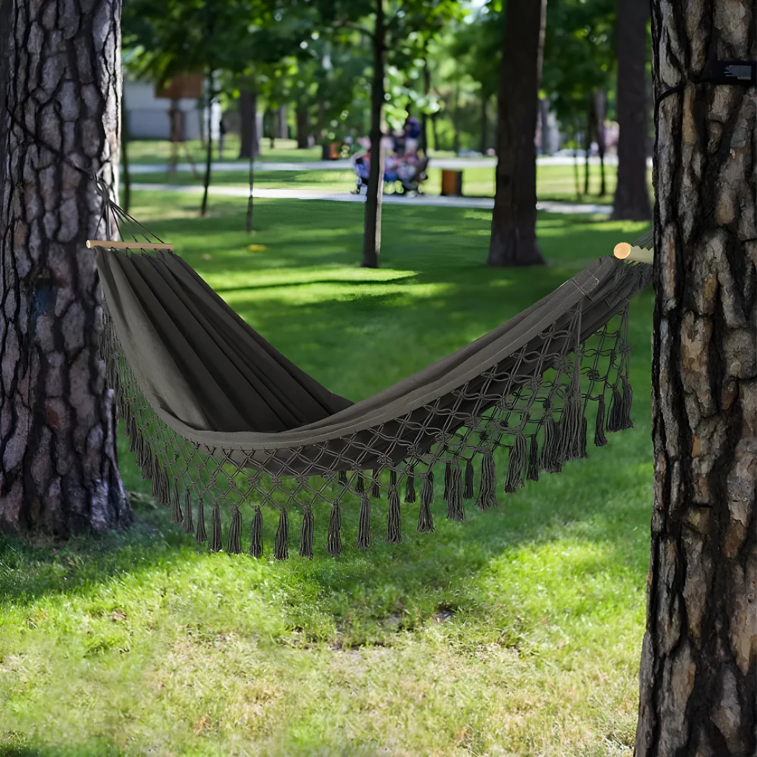 Amaca Esterno Bohemien – Relaxation Stilizzata e Atmosfera Rilassante 
