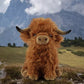 Cow plush from Scottish Highlands