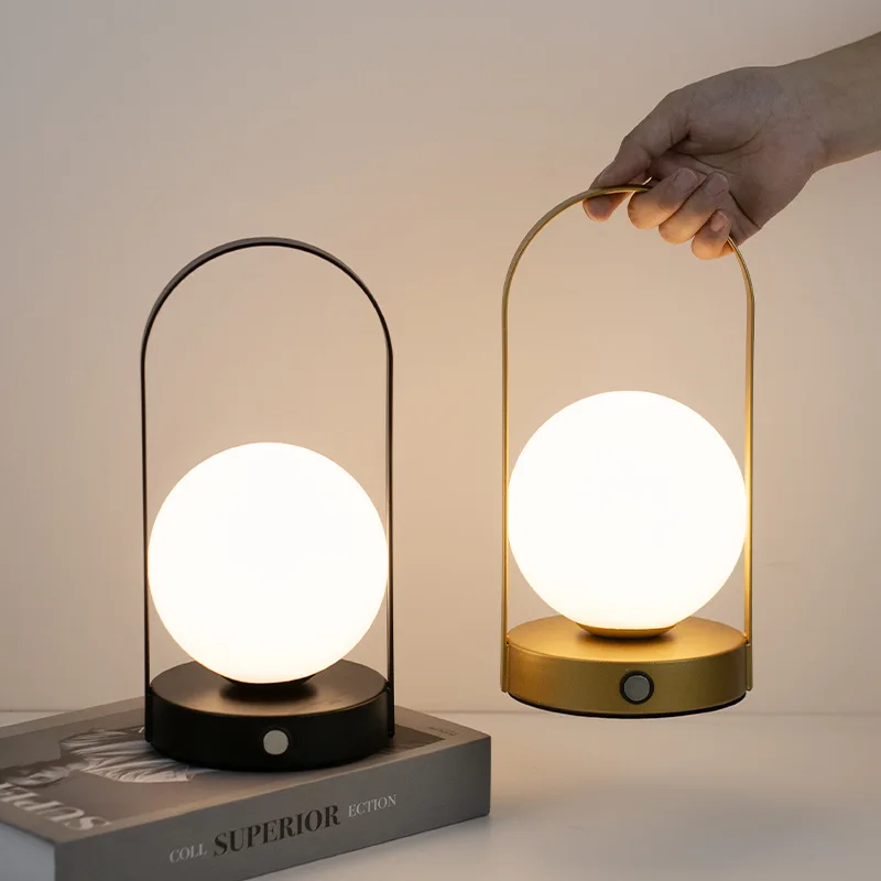 Lampe De Table Sans Fil — Intensité Lumineuse Ajustable