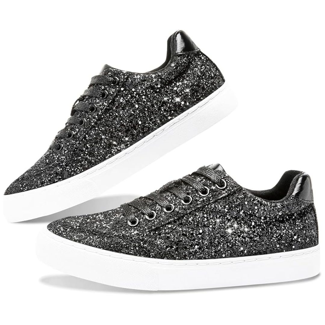 Camille | Glitzernde Schuhe – Trendstil 