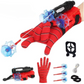 Lança-teias interativo do Homem-Aranha para jogos criativos (1 Luva) 