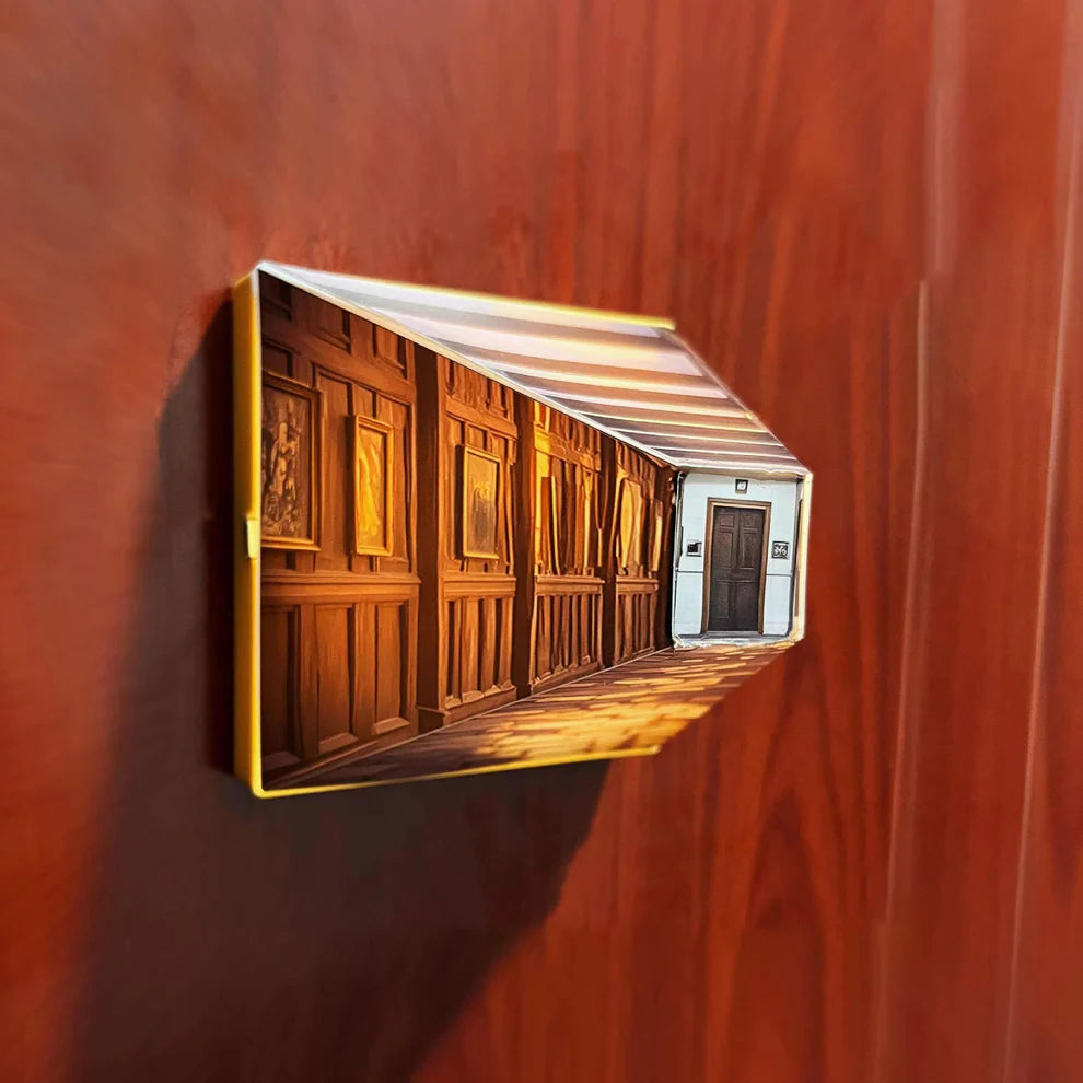Lâmpada de Parede Decorativa – Ilusão Visual 3D 