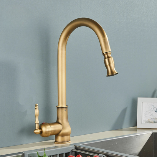Vintage Kitchen Faucet – Klasyczna Elegancja i Autentyczne Wykończenie 