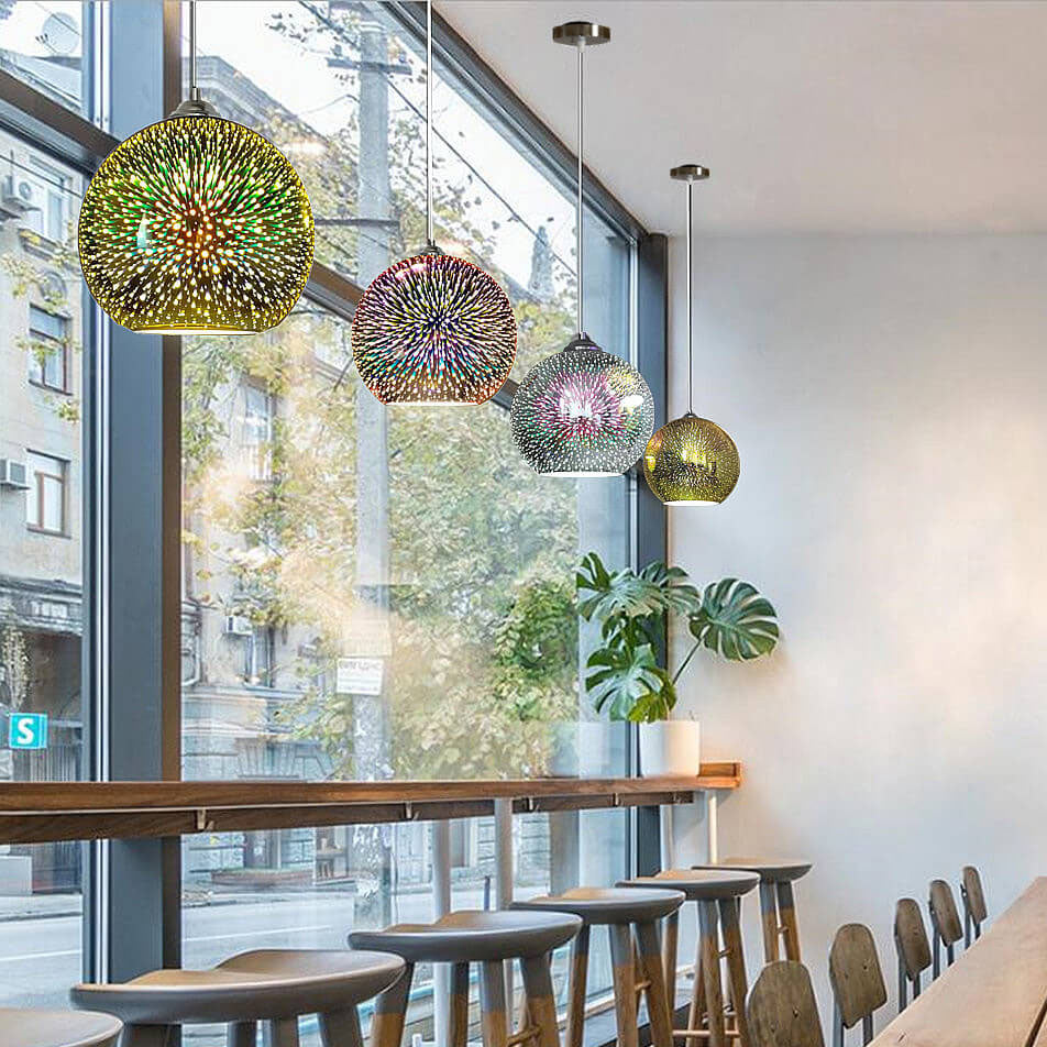 Moderne Hanglamp Vuurwerk Effect – Visuele Glans En Trendy Ontwerp 