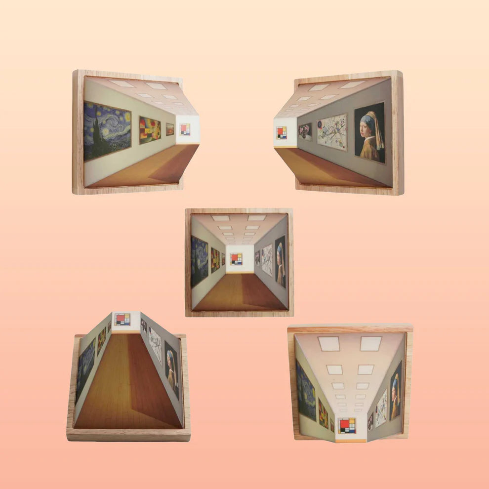 Lâmpada de Parede Decorativa – Ilusão Visual 3D 