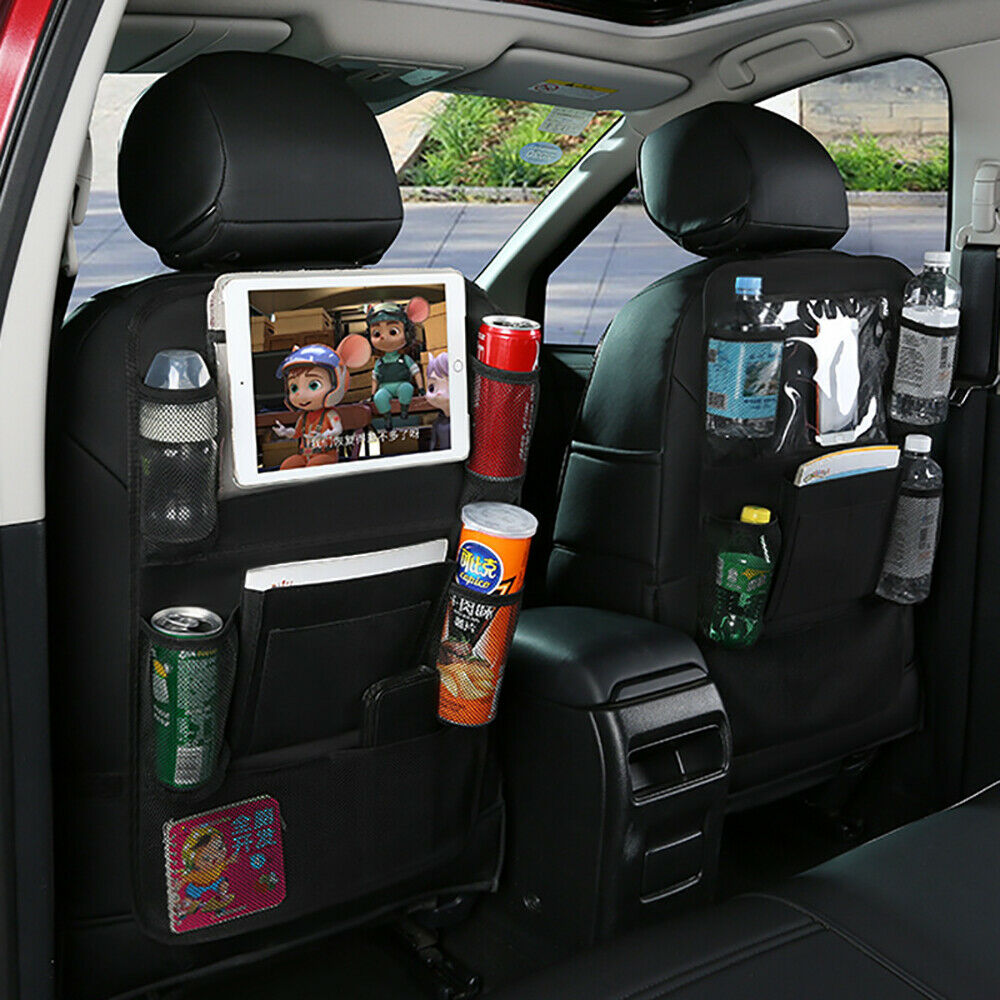 Auto Rücksitz Organizer Mit Tablet-Halterung - Komplette Aufbewahrung Und Unterhaltung An Bord