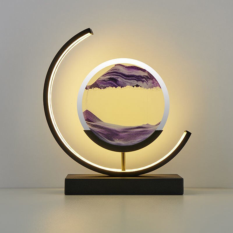 Lampe À Sable En Mouvement – Relaxation Visuelle Et Ambiance Apaisante