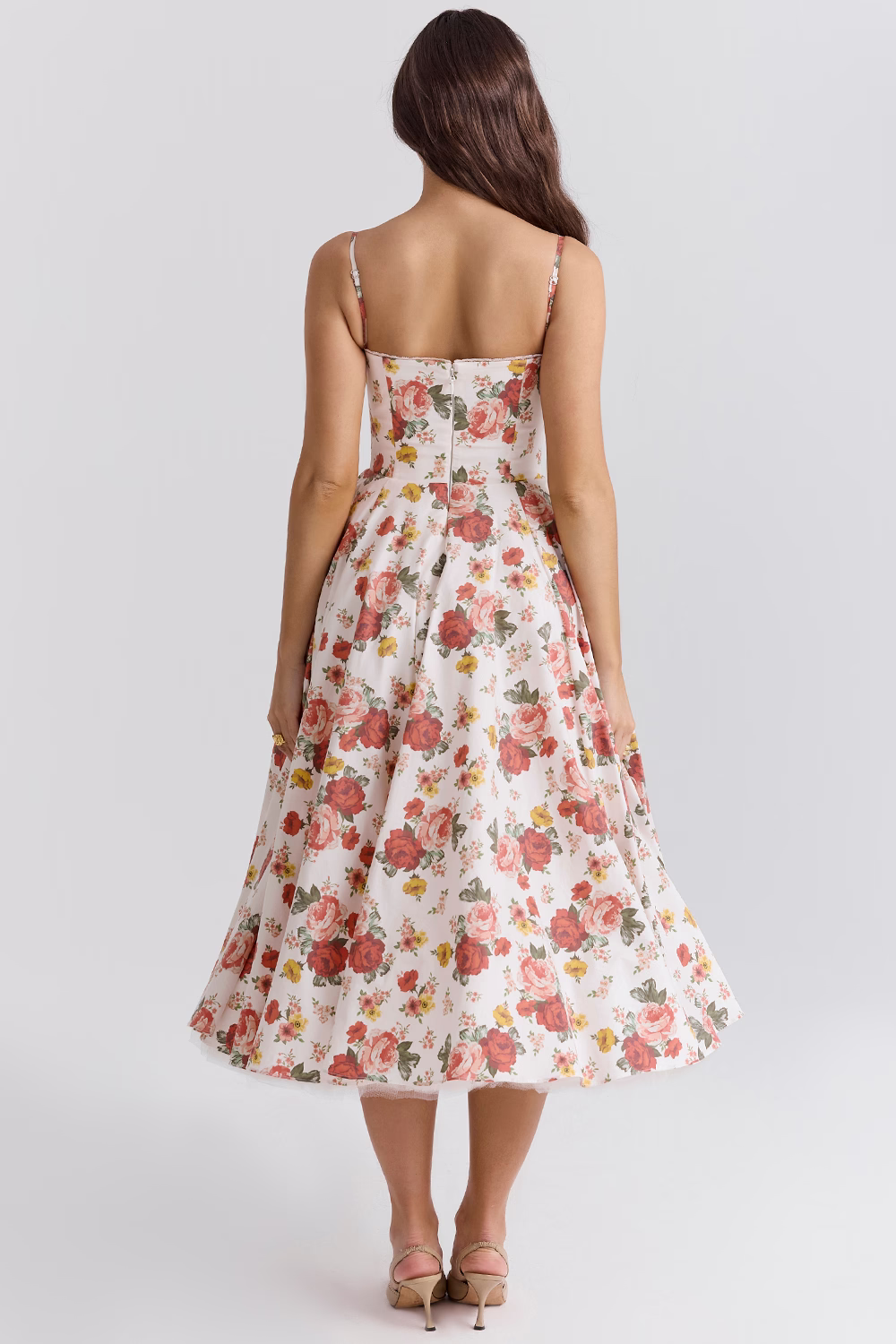 Lory | Abito Midi Spalline – Glamour Classico E Leggerezza 