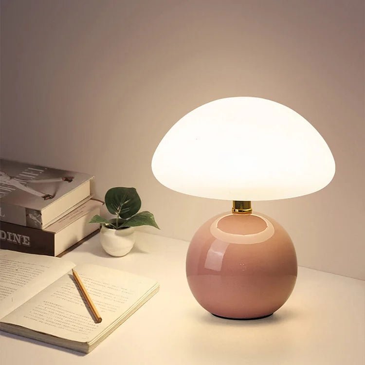 Tafellamp in de vorm van een paddenstoel – Elegantie en originaliteit 