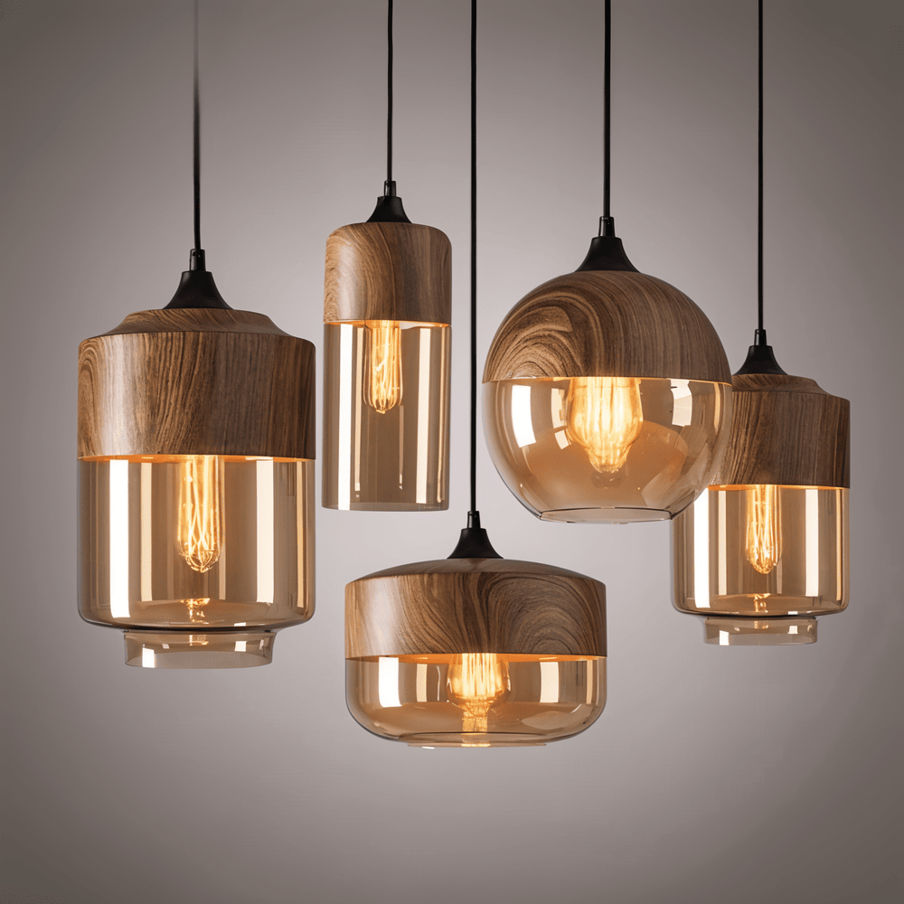 Retro Glass Loft Pendant - Trendy Lighting & Unique Atmosphere