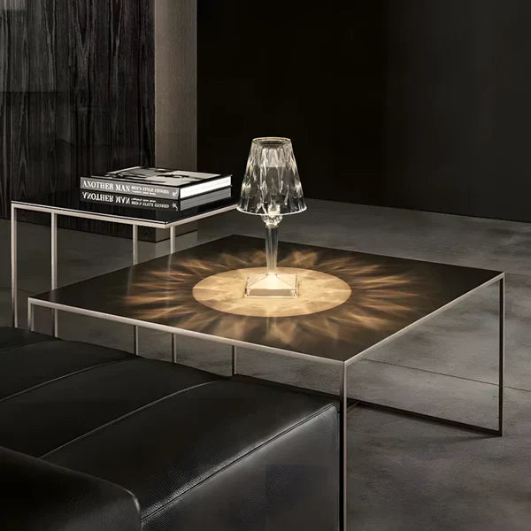 Krystal Bordlampe – Moderne Elegance Og En Varm Atmosfære 