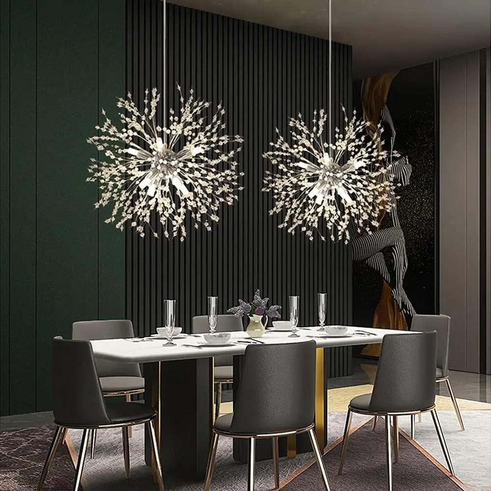 Křišťálový závěsný lustr – Nadčasová elegance a lesk 