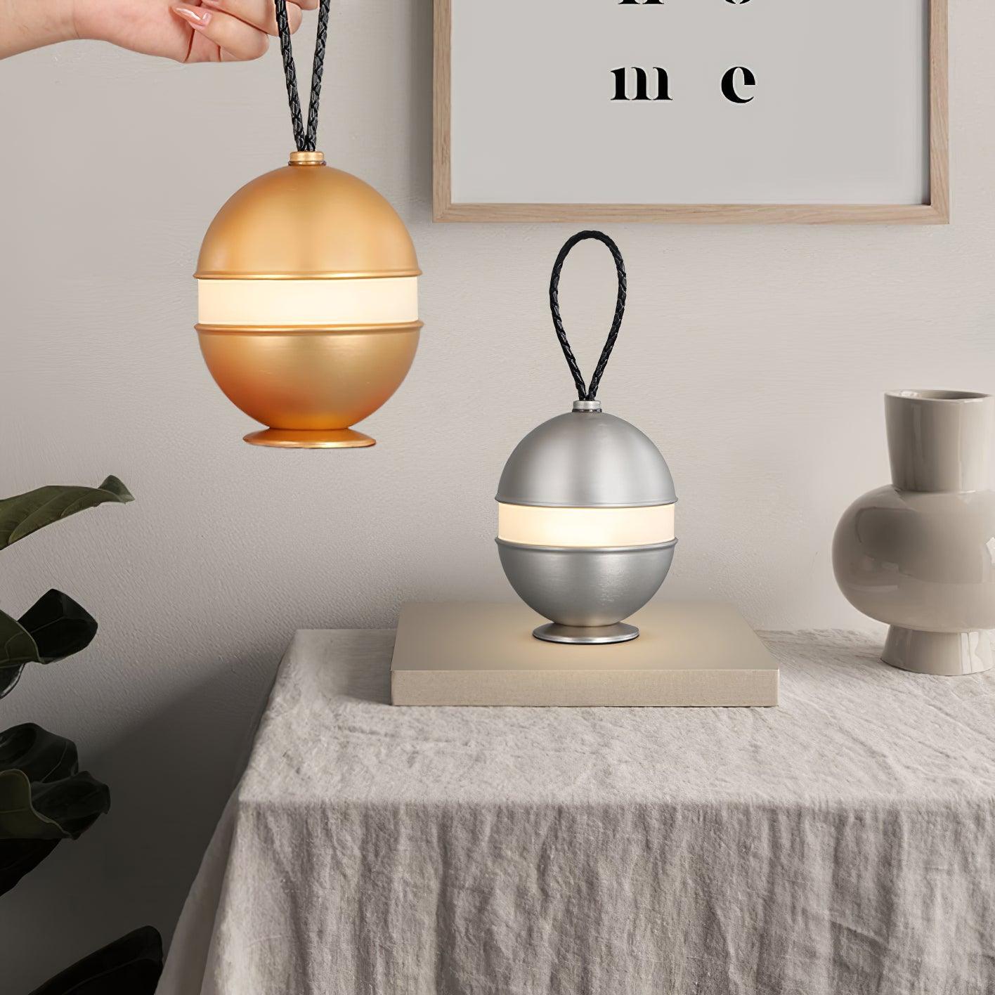 Akumulatorowa lampa sferyczna - elegancki design i relaksujące światło