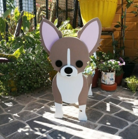 Vaso de Flores Original — Forma de Cão 