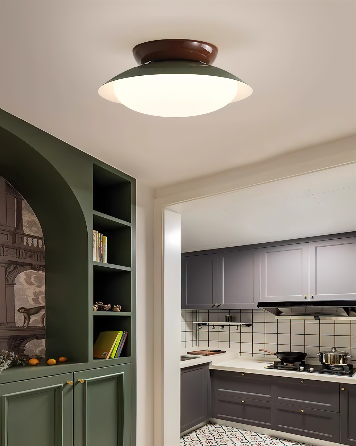 Okrągła lampa sufitowa LED - naturalny blask i dyskretna elegancja