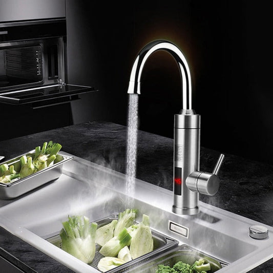 Grifo de Cocina Eléctrico – Calentamiento Instantáneo y Control Fácil 
