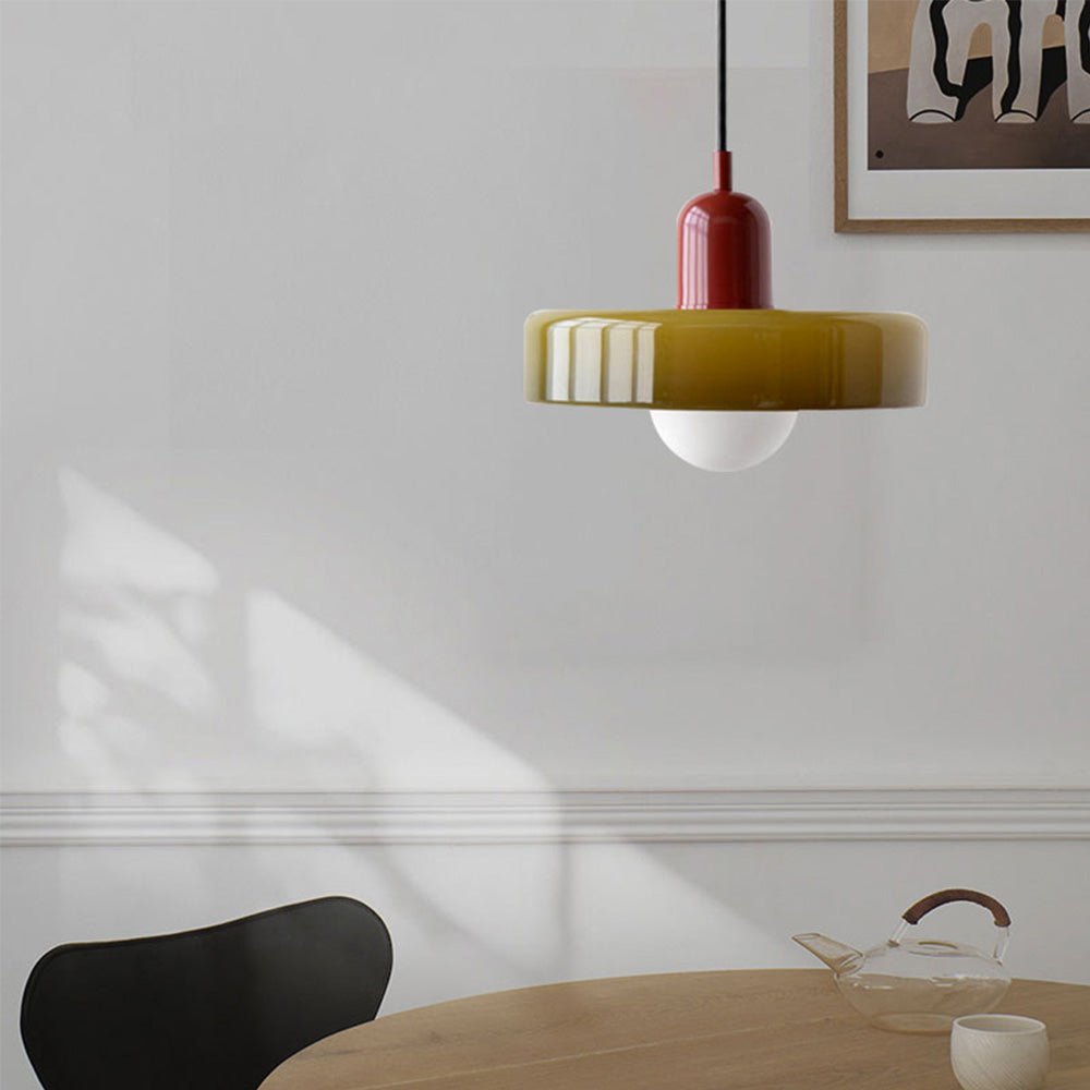 Gekleurd Glazen Hanglamp – Verfijn Uw Ruimtes Met Stijl 