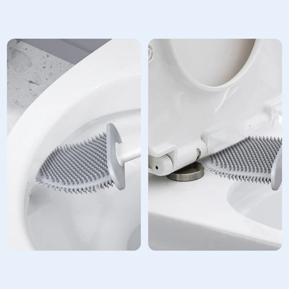 Flexibele Siliconen Toilettborstel – Duurzaam en Antibacterieel Ontwerp 