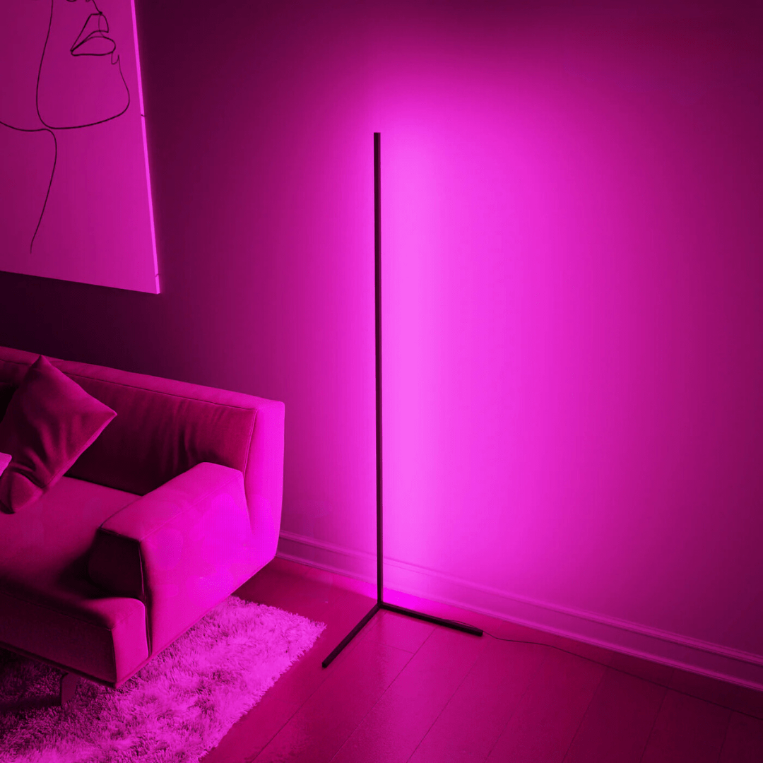 Stemningslampe i hjørnet - Éclat Multicolore & Atmosphère Moderne