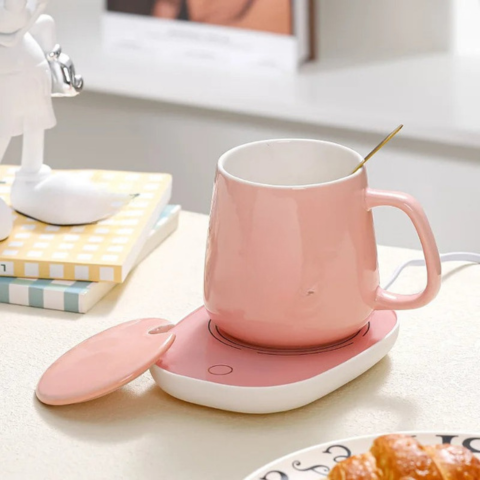 Taza Calentadora Eléctrica — Bebidas Siempre a la Temperatura Adecuada 