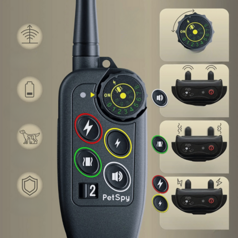Collar de adiestramiento a distancia – Precisión y alcance óptimos 