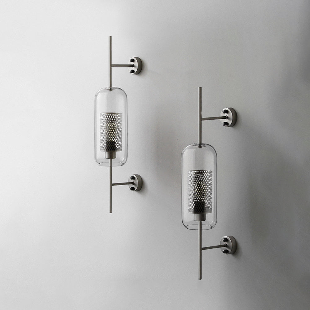 Lámpara de pared industrial geométrica - Estilo y modernidad